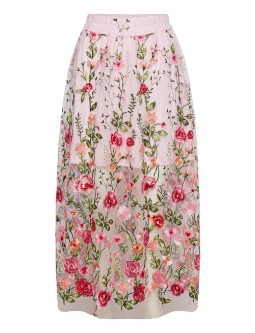 Fuschia Skirt A-View Pink