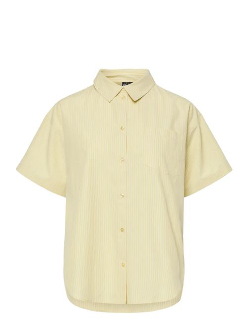 Pcfemme Ss Loose Shirt Wvn D2D Pieces Yellow