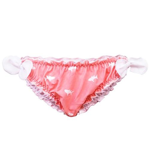 Petit Crabe Bikini Trusser m. Sløjfe - Gia - UV50+ - Koral m. Ha