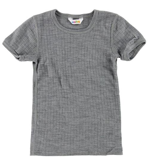 Joha T-Shirt - Uld - Gråmeleret