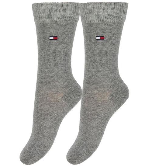 Tommy Hilfiger Strømper - 2-pak - Basic - Gråmeleret