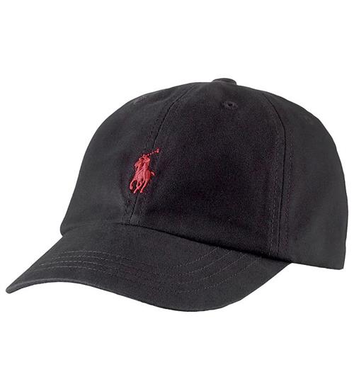 Polo Ralph Lauren Kasket - Sort m. Logo