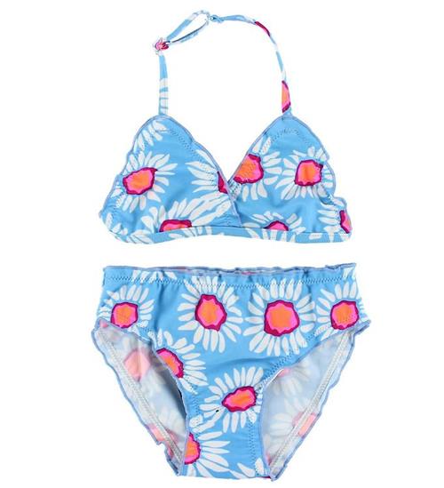 Color Kids Bikini - Vivi - Lyseblå m. Blomster