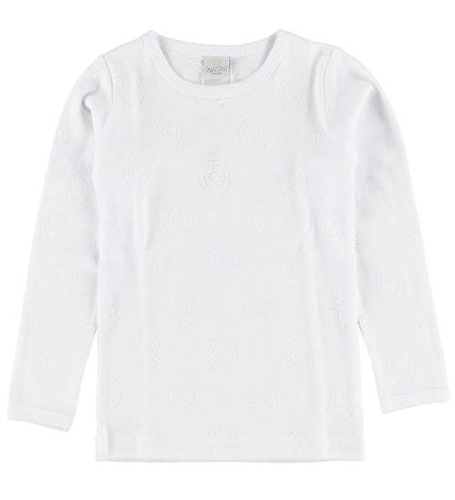 Smallstuff Bluse - Hvid m. Hulmønster