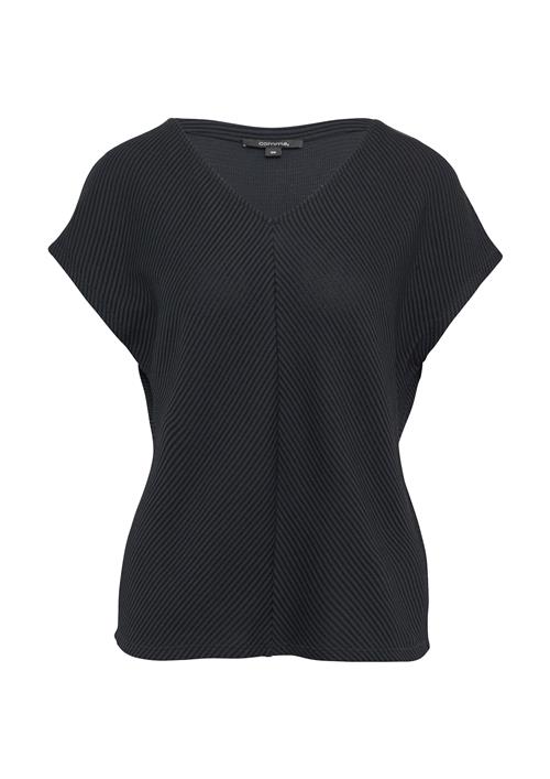 COMMA Shirts  natblå / sort