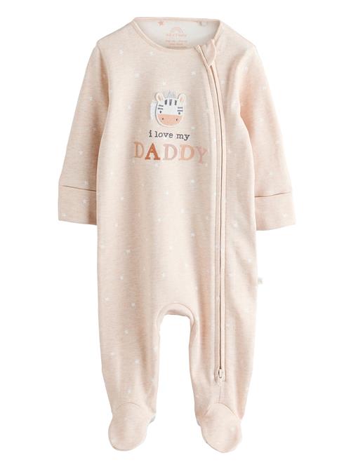 Se Next Nattøj 'I Love My Mummy'  beige / mørkegrå / rosé / hvid ved About You