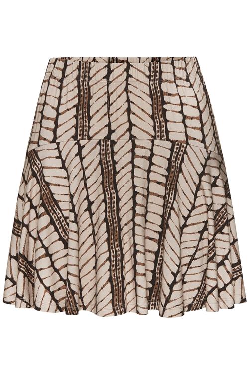 LASCANA Nederdel  beige / brun / sort