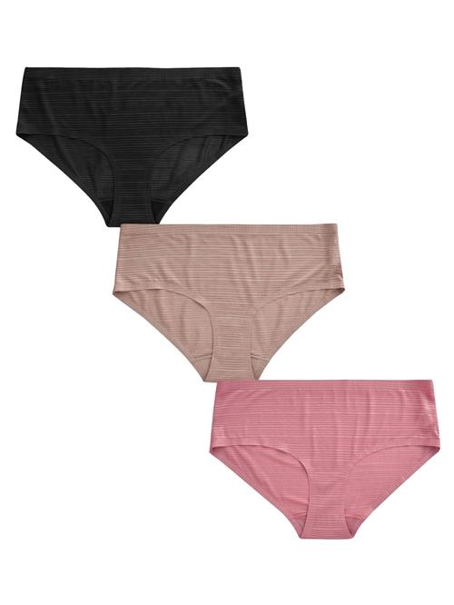 Next Panty  mørkebeige / gammelrosa / sort