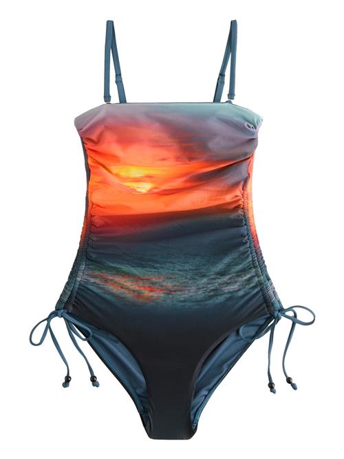 Next Formgivende badedragt  marin / navy / orange