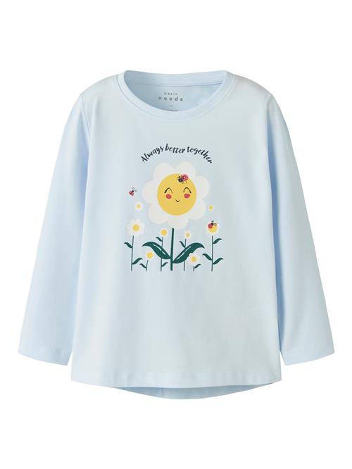 NAME IT Bluser & t-shirts 'NMFVIX'  lyseblå / gul / mørkegrøn / hvid