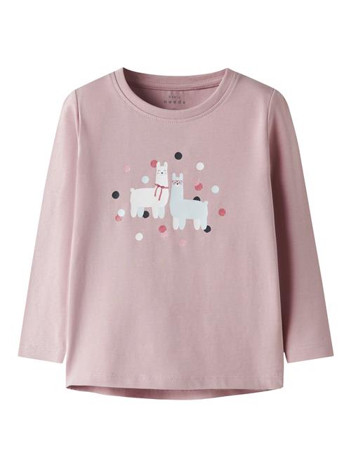 NAME IT Bluser & t-shirts 'NMFVIX'  pastelblå / lysviolet / grenadine / hvid