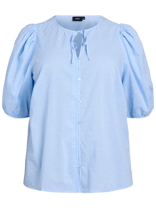 Zizzi Bluse 'Evera'  lyseblå