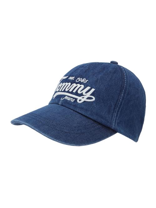 Tommy Jeans Hætte  blue denim / offwhite