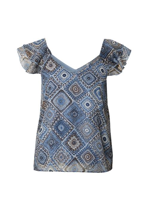 ONLY Bluse 'ONLASTA'  marin / blue denim / lysegrå / sort