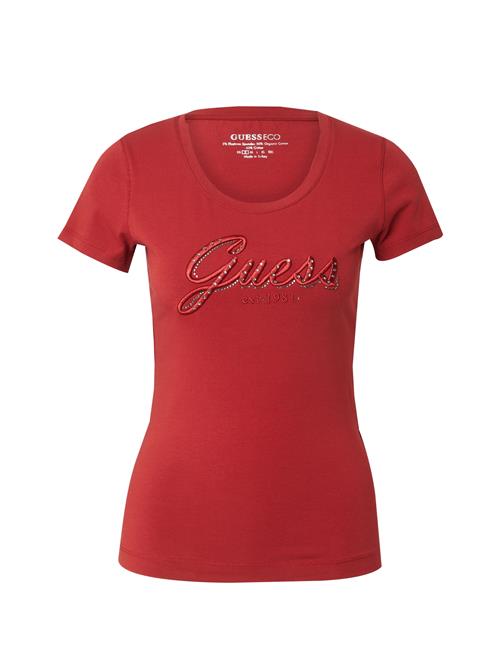 GUESS Shirts  rød / transparent
