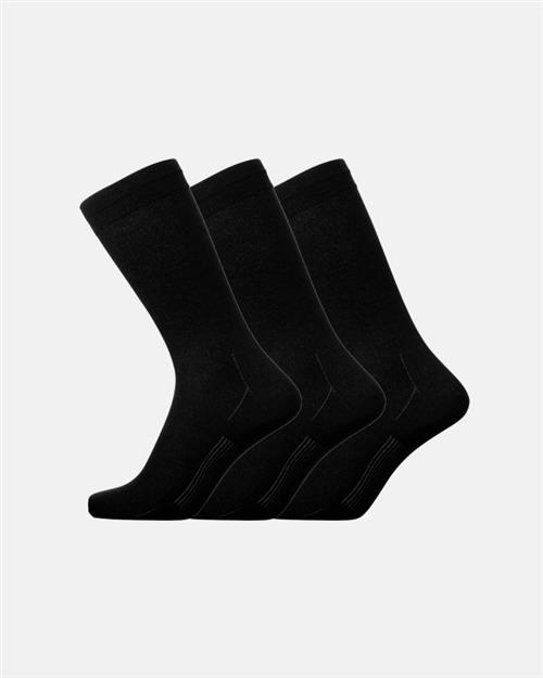 Strømper 3-pak | Bambusviskose | Sort