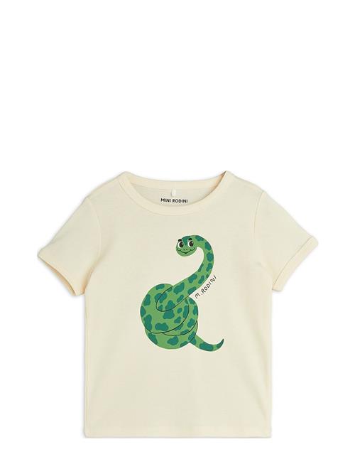 Snake Sp Ss Tee Mini Rodini Cream