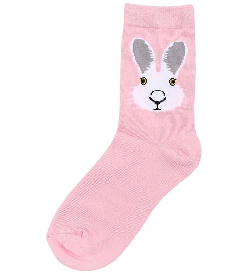 DYR-Cph Strømper - DYRGalop - Pastel Pink Vildkanin