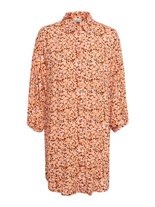 Kaffe Blusekjole 'KA Somia'  lysebeige / lavendel / orange / sort