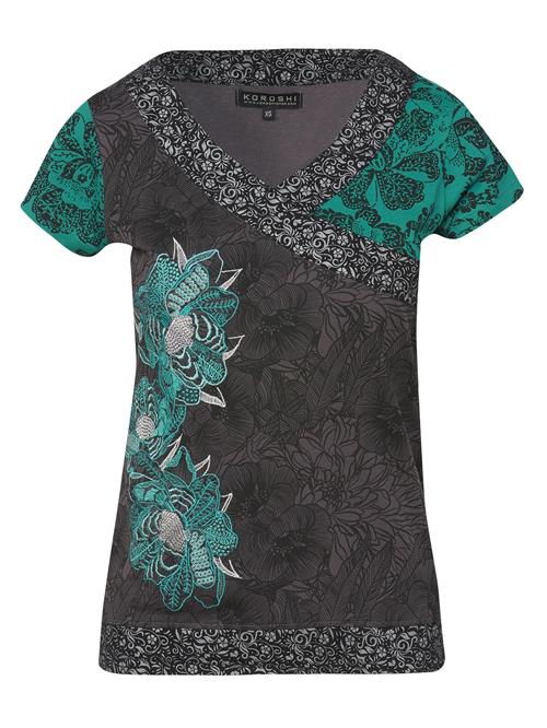 KOROSHI Shirts  grå / grøn / mint / sort