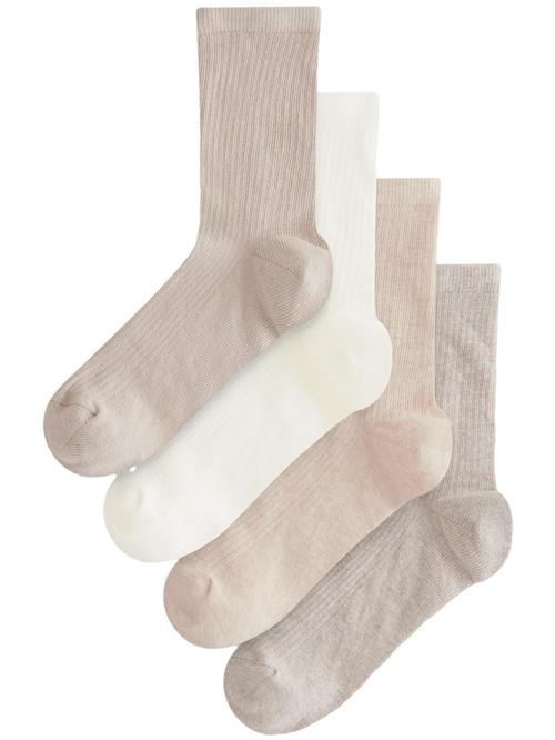 Next Sokker  beige / lilla / hvid