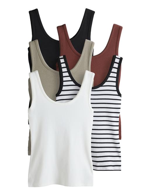 The Set Overdel  khaki / burgunder / sort / hvid