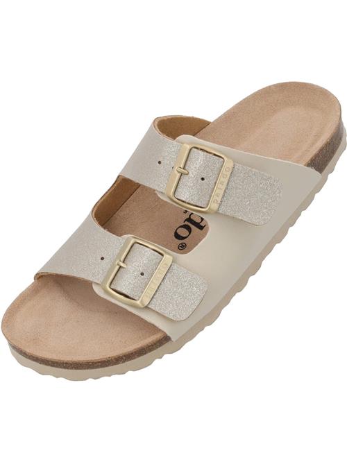 Palado Pantoletter 'Korfu Duo'  ecru / sølv