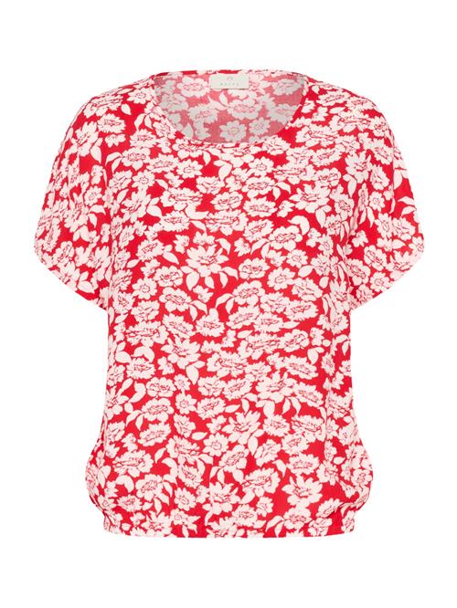 Kaffe Bluse 'KABeathe Stanley'  rød / offwhite