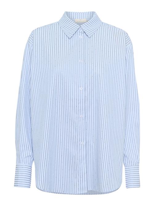 Kaffe Bluse 'KAVictoria'  marin / lyseblå / sølv