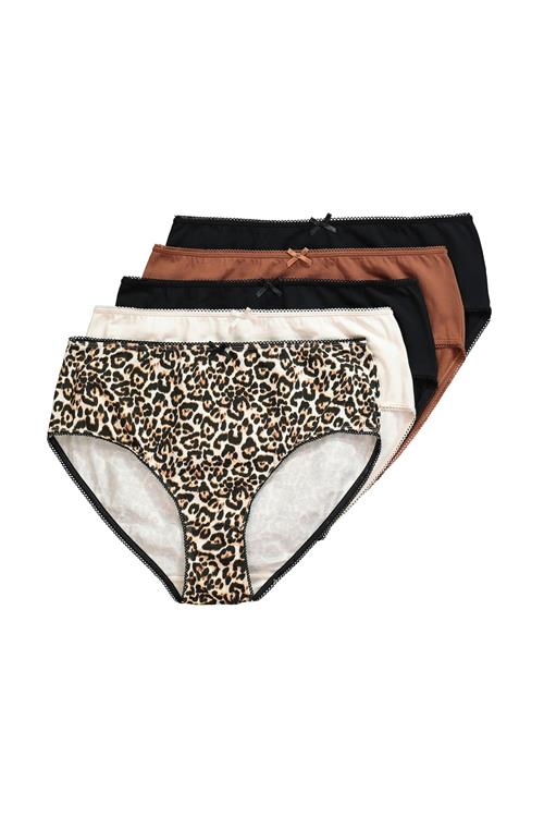 Ulla Popken Slip  rustbrun / sort / hvid