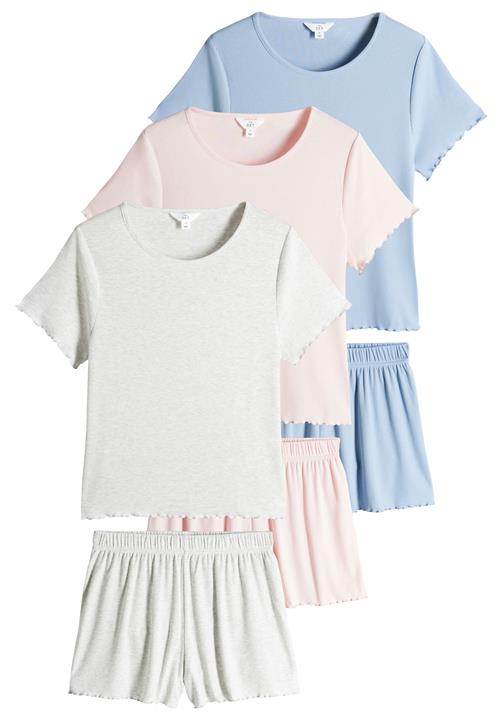 The Set Shorty  lyseblå / lysegrå / pastelpink