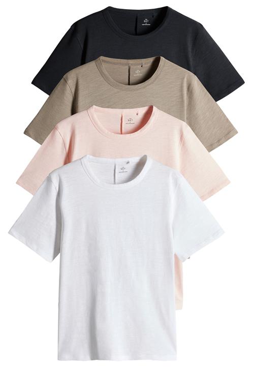 The Set Shirts  brun / pastelpink / sort / hvid