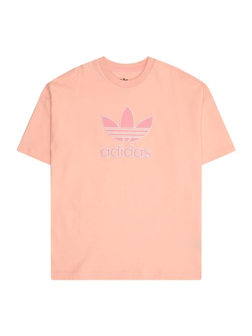 ADIDAS ORIGINALS Shirts 'Trefoil'  pink / gammelrosa / hvid