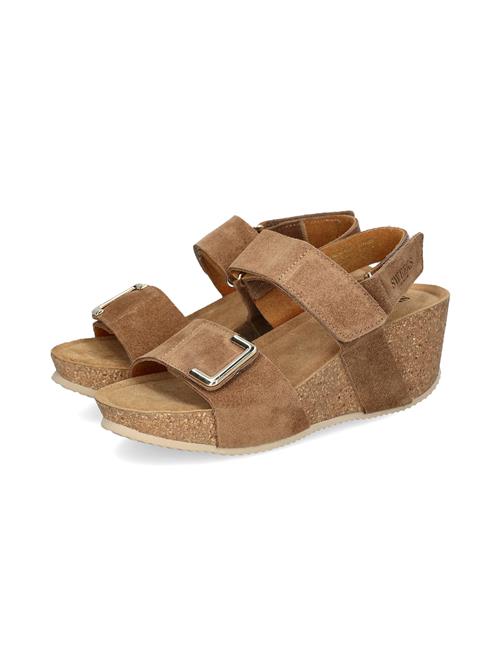 SWEEKS of Sweden Sandaler med rem 'Ester'  cognac