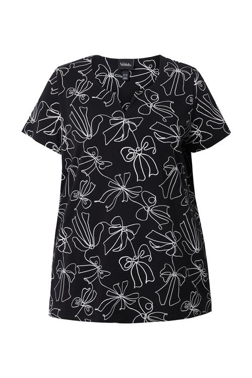 Ulla Popken Shirts  sort / hvid