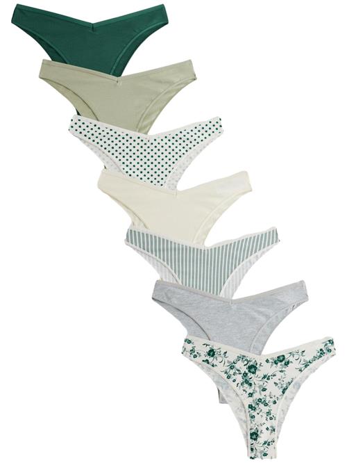 Next Slip  grå / khaki / gran / hvid