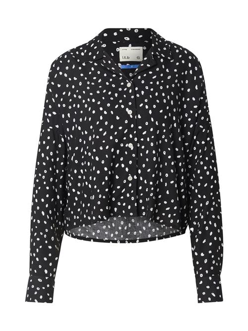 LTB Bluse 'ENIKOSE'  sort / hvid