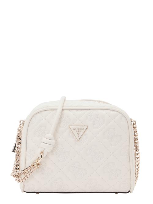 GUESS Skuldertaske 'ADELASIA CAMERA CROSSBODY'  hvid