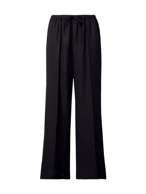 Gina Tricot Bukser med fals  sort