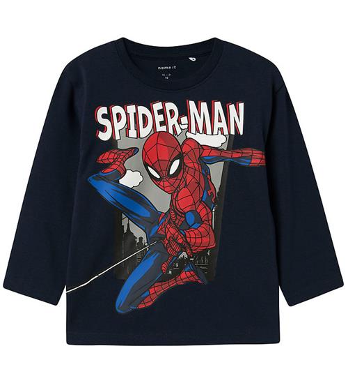 Name It Bluse - NmmJuice - Spiderman - Navy Blazer