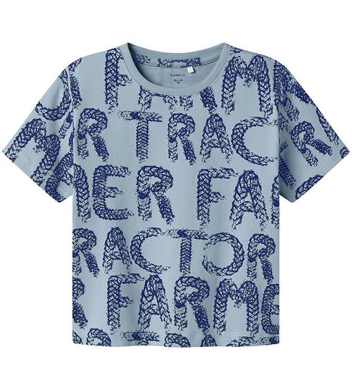 Name It T-shirt - NmmLeander - Dusty Blue
