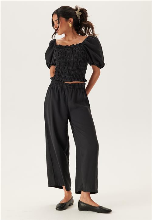 BUBBLEROOM Wide Ankle Modal Trousers