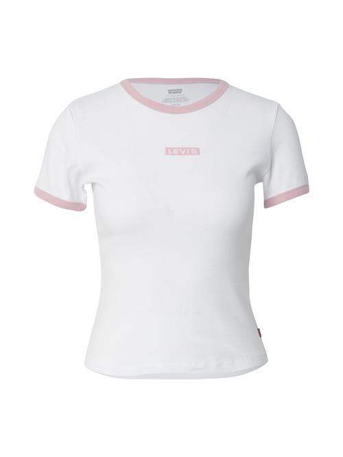 LEVI'S ® Shirts 'RINGER RICKIE'  lyserød / hvid