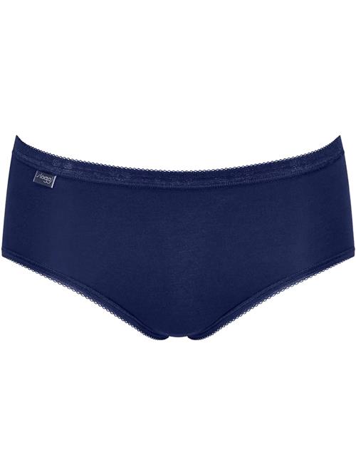 SLOGGI Panty 'Basic+ Midi'  blå / lyseblå / hvid