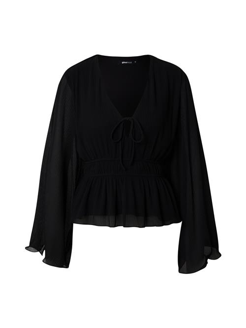 Gina Tricot Bluse  sort