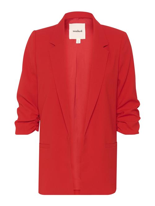SOAKED IN LUXURY Blazer 'Shirley'  rød