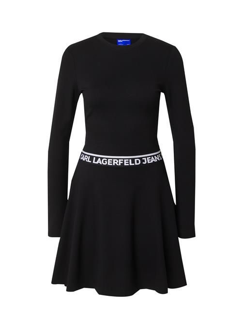 KARL LAGERFELD JEANS Kjole  sort / hvid
