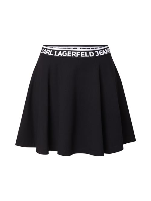 KARL LAGERFELD JEANS Nederdel  sort / hvid