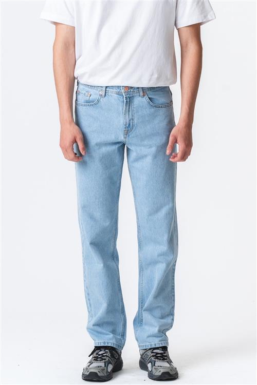 Relaxed Fit Jeans - Light Blue Denim - 32/32 - TeeShoppen