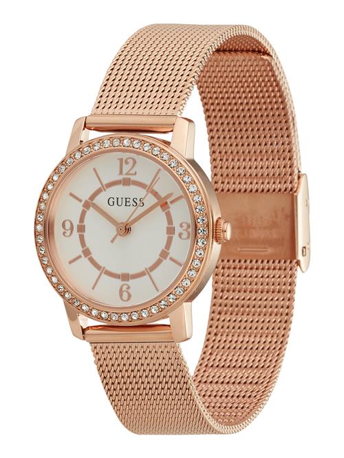 GUESS Analogt ur  rosa guld / hvid